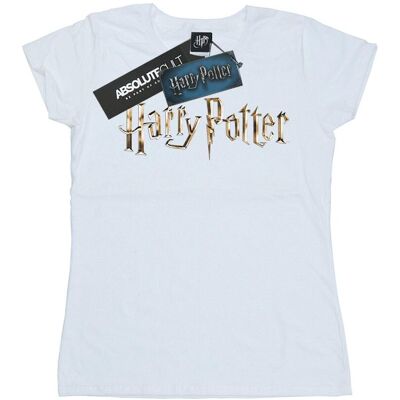 Harry Potter Damska Bawełniana Koszulka Z Kolorowym Logo (XL 8,5-9 / Ciepły Biały) Harry Potter Damska Bawełniana Koszulka Z Kolorowym Logo (XL 8,5-9 / Ciepły Biały)