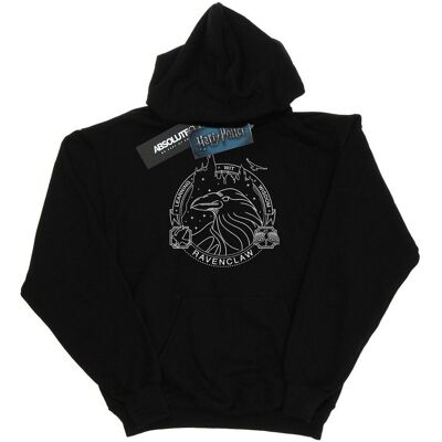 Harry Potter Damska Bluza Z Kapturem Z Foką Ravenclaw (L / Czarny) Harry Potter Damska Bluza Z Kapturem Z Foką Ravenclaw (L / Czarny)