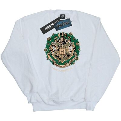 Harry Potter Damska Bluza Z Wieńcem Bożonarodzeniowym (L / Ciepły Biały) Harry Potter Damska Bluza Z Wieńcem Bożonarodzeniowym (L / Ciepły Biały)