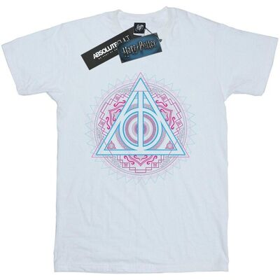 Harry Potter Damska / Damska Neonowa Bawełniana Koszulka Boyfriend Z Insygniami Śmierci (S (52-55 Cm) / Ciepły Biały) Harry Potter Damska / Damska Neonowa Bawełniana Koszulka Boyfriend Z Insygniami Śmierci (S (52-55 Cm) / Ciepły Biały)