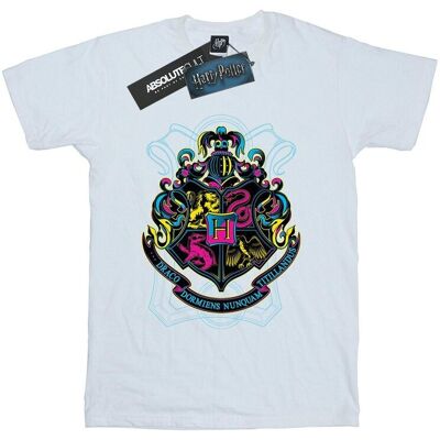 Harry Potter Koszulka Damska / Damska Hogwarts Crest Cotton Boyfriend T-Shirt (S (52-55 Cm) / Ciepły Biały) Harry Potter Koszulka Damska / Damska Hogwarts Crest Cotton Boyfriend T-Shirt (S (52-55 Cm) / Ciepły Biały)