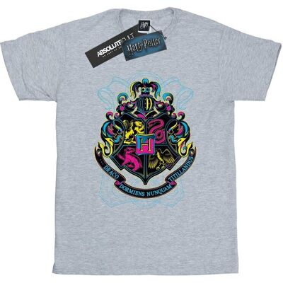 Harry Potter Koszulka Damska / Damska Hogwarts Crest Cotton Boyfriend T-Shirt (S (52-55 Cm) / Jasnoszary) Harry Potter Koszulka Damska / Damska Hogwarts Crest Cotton Boyfriend T-Shirt (S (52-55 Cm) / Jasnoszary)