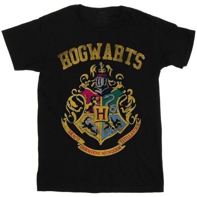 Harry Potter Koszulka Damska / Damska Hogwarts Varsity Cotton Boyfriend T-Shirt (XXL (193cm) / Czarny) Harry Potter Koszulka Damska / Damska Hogwarts Varsity Cotton Boyfriend T-Shirt (XXL (193cm) / Czarny)