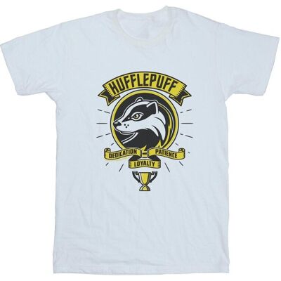 Harry Potter Koszulka Damska / Damska Hufflepuff Toon Crest Cotton Boyfriend T-Shirt (XXXXXS / Ciepły Biały) Harry Potter Koszulka Damska / Damska Hufflepuff Toon Crest Cotton Boyfriend T-Shirt (XXXXXS / Ciepły Biały)