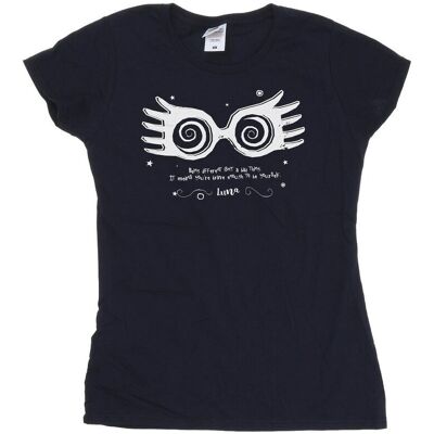 Harry Potter Koszulka Damska / Damska Luna Being Different Cotton T-Shirt (L / Granatowy) Harry Potter Koszulka Damska / Damska Luna Being Different Cotton T-Shirt (L / Granatowy)