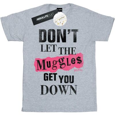 Harry Potter Koszulka Damska / Damska Muggles Clippings Cotton Boyfriend T-Shirt (S (52-55 Cm) / Jasnoszary) Harry Potter Koszulka Damska / Damska Muggles Clippings Cotton Boyfriend T-Shirt (S (52-55 Cm) / Jasnoszary)