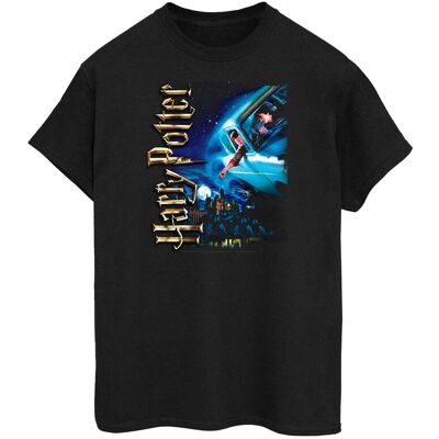 Harry Potter Koszulka Damska / Damska Smiles At Hogwarts Cotton Boyfriend T-Shirt (M / Czarny) Harry Potter Koszulka Damska / Damska Smiles At Hogwarts Cotton Boyfriend T-Shirt (M / Czarny)
