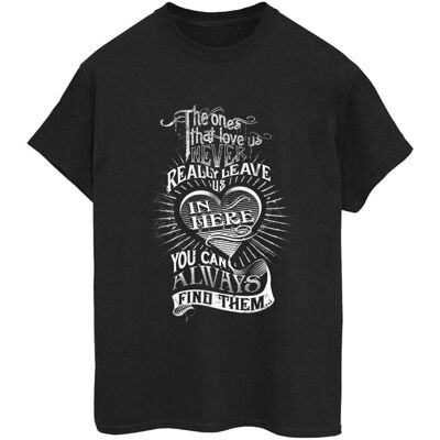 Harry Potter Koszulka Damska / Damska The Ones That Love Us Cotton Boyfriend T-Shirt (XXL (193cm) / Czarny) Harry Potter Koszulka Damska / Damska The Ones That Love Us Cotton Boyfriend T-Shirt (XXL (193cm) / Czarny)