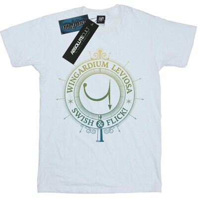 Harry Potter Koszulka Damska / Damska Wingardium Leviosa Spells Charms Cotton Boyfriend T-Shirt (S (52-55 Cm) / Ciepły Biały) Harry Potter Koszulka Damska / Damska Wingardium Leviosa Spells Charms Cotton Boyfriend T-Shirt (S (52-55 Cm) / Ciepły Biały)