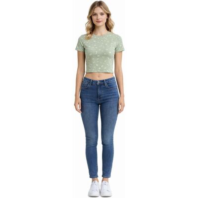 Inny producent HOLLISTER KRÓTKI ZIELONY TOP W KWIATY Z BAWEŁNY S 1I4A Inny producent HOLLISTER KRÓTKI ZIELONY TOP W KWIATY Z BAWEŁNY S 1I4A