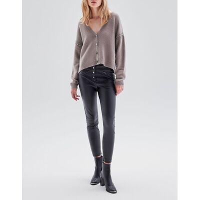 Inny producent IKKS WOMEN SWETER Z GUZIKAMI Z OZDOBNYMI KORALIKAMI NA RĘKAWIE M FTA Inny producent IKKS WOMEN SWETER Z GUZIKAMI Z OZDOBNYMI KORALIKAMI NA RĘKAWIE M FTA