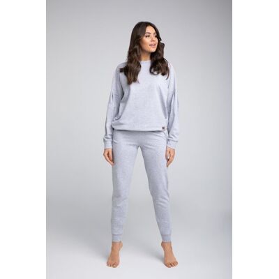 Italian Fashion Komplet damski dres PARMA długi rękaw długie spodnie melanż - XL Italian Fashion Komplet damski dres PARMA długi rękaw długie spodnie melanż - XL