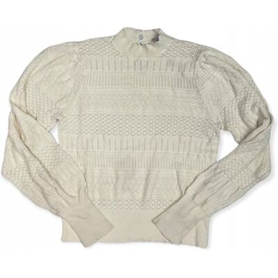 Abercrombie&Fitch Jasny sweter damski ABERCROMBIE & FITCH L Abercrombie&Fitch Jasny sweter damski ABERCROMBIE & FITCH L