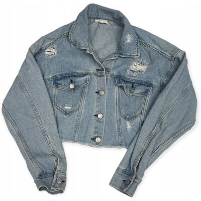 Inny producent Jeansowa kurtka damska PACSUN XS/S Inny producent Jeansowa kurtka damska PACSUN XS/S