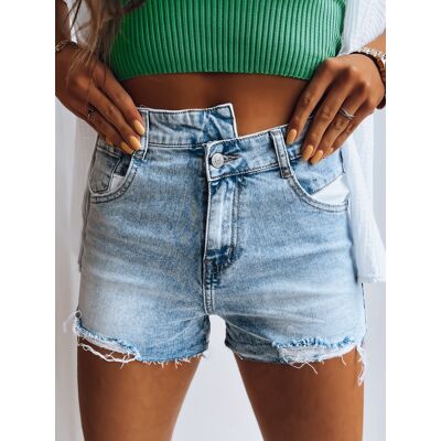 Jeansowe spodenki damskie SEA BREEZE niebieskie Dstreet SY0313-XL Jeansowe spodenki damskie SEA BREEZE niebieskie Dstreet SY0313-XL