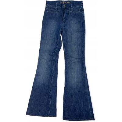 inna (Inny) Jeansowe spodnie damskie dzwony MIH JEANS 24 XS inna (Inny) Jeansowe spodnie damskie dzwony MIH JEANS 24 XS
