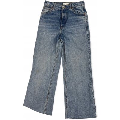 Jeansowe spodnie damskie dzwony ZARA 36 Jeansowe spodnie damskie dzwony ZARA 36