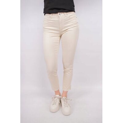 Giorgio Armani Jeansy damskie Armani Exchange 3DYJ22 Y2VLZ beżowy - Pants: 30R Giorgio Armani Jeansy damskie Armani Exchange 3DYJ22 Y2VLZ beżowy - Pants: 30R