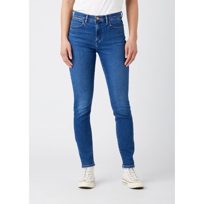 Jeansy Wrangler High Rise Skinny Camellia W27H4734R 36 32 Jeansy Wrangler High Rise Skinny Camellia W27H4734R 36 32