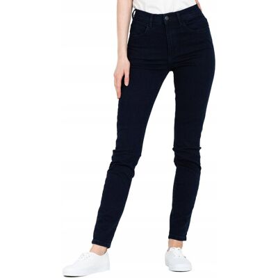 Jeansy Wrangler High Skinny W27HLFP22 BlMoon 28/32 Jeansy Wrangler High Skinny W27HLFP22 BlMoon 28/32