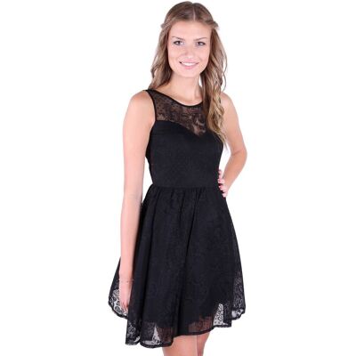 sarcia.eu John Zack Czarna, koronkowa balerina mini L sarcia.eu John Zack Czarna, koronkowa balerina mini L