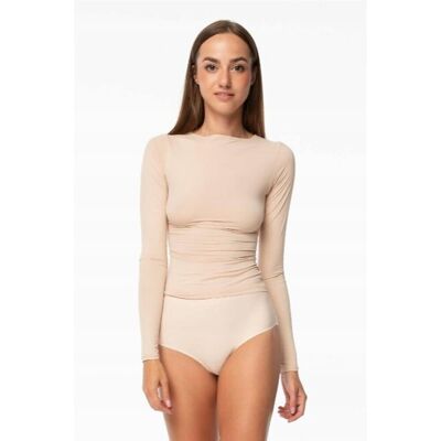 JULIMEX KOSZULKA SIMPLE LONGSLEEVE XL BEŻ JULIMEX KOSZULKA SIMPLE LONGSLEEVE XL BEŻ