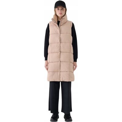 Kamizelka damska 4F F209 beżowa 4FWSS25TVJAF209 83S XL Kamizelka damska 4F F209 beżowa 4FWSS25TVJAF209 83S XL