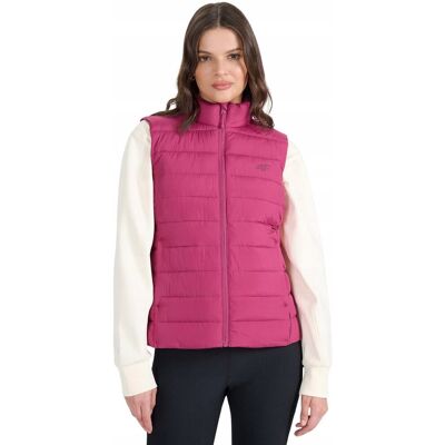 Kamizelka damska 4F F218 fuksja 4FWAW25TVJAF218 55S XL Kamizelka damska 4F F218 fuksja 4FWAW25TVJAF218 55S XL