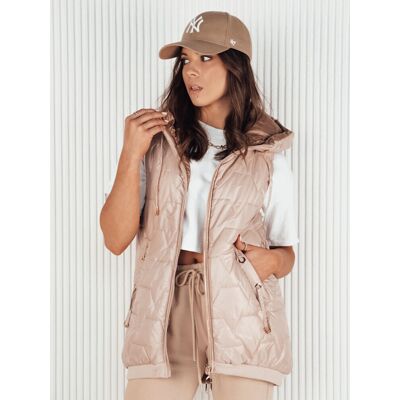 Kamizelka damska pikowana COLINE złota Dstreet TY4117-XL Kamizelka damska pikowana COLINE złota Dstreet TY4117-XL