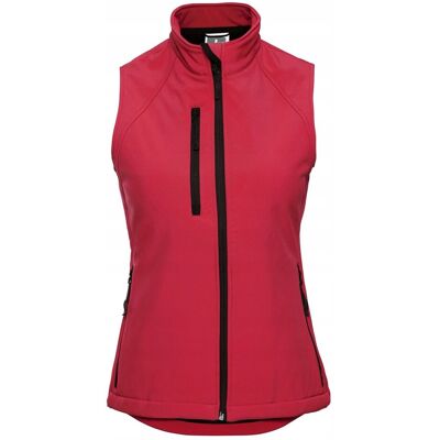 Russell Kamizelka damska Soft Shell z 3 kieszeniami Klasyczna Czerwień r. L Russell Kamizelka damska Soft Shell z 3 kieszeniami Klasyczna Czerwień r. L