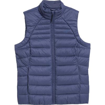 Kamizelka pikowana damska 4F SS23TDJAF091 - denim XS Kamizelka pikowana damska 4F SS23TDJAF091 - denim XS