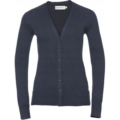 Russell Kardigan damski rozpinany V-neck Granatowy r. 3XL Russell Kardigan damski rozpinany V-neck Granatowy r. 3XL