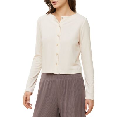 Triumph Kardigan Natural Spotlight Rib Cardigan-42 Triumph Kardigan Natural Spotlight Rib Cardigan-42