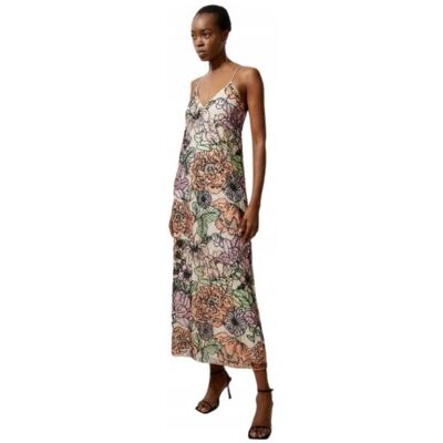 Karen Millen Petite Sukienka Długa Midi ze Zdobieniami 38 B1c Karen Millen Petite Sukienka Długa Midi ze Zdobieniami 38 B1c