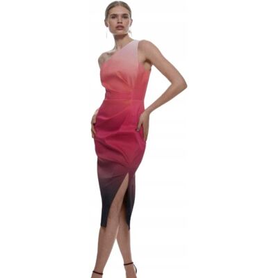 KAREN MILLEN SUKIENKA KOKTAJLOWA MIDI 38 1Y1W KAREN MILLEN SUKIENKA KOKTAJLOWA MIDI 38 1Y1W