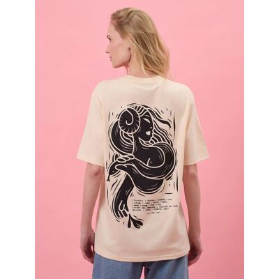 Nadwyraz.com KOBIETA - ACHA! / Julian Tuwim / koszulka oversize unisex / beżowa M Nadwyraz.com KOBIETA - ACHA! / Julian Tuwim / koszulka oversize unisex / beżowa M