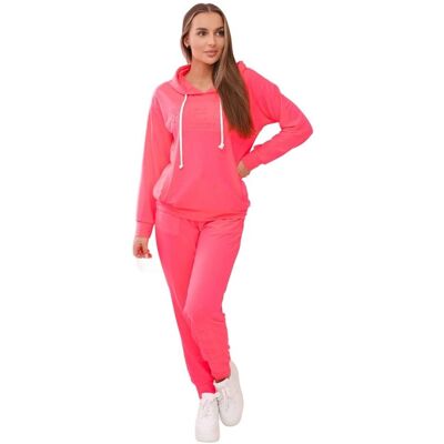 Komplet bawełniany Kesi Luxury różowy neon Komplet bawełniany Kesi Luxury różowy neon