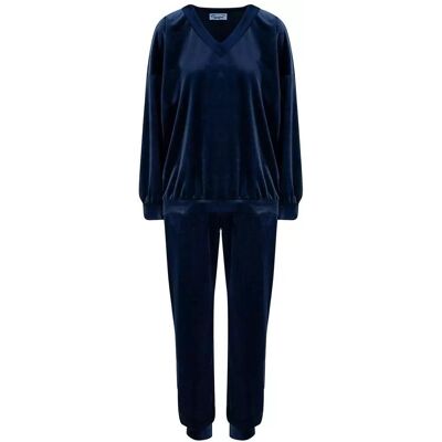 Agrafka Komplet dresowy bluza spodnie welur gładki-2XL/3XL Agrafka Komplet dresowy bluza spodnie welur gładki-2XL/3XL