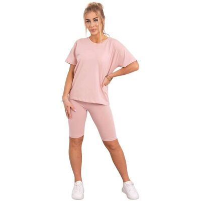 Kesi Komplet top+legginsy ciemny pudrowy róż Kesi Komplet top+legginsy ciemny pudrowy róż
