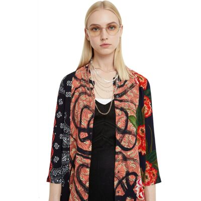 Koszula damska Desigual Jenica kolorowa z wiskozy-XXL Koszula damska Desigual Jenica kolorowa z wiskozy-XXL
