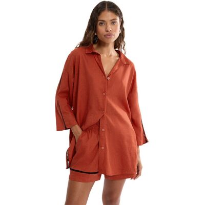 Koszula damska lniana Triumph Summer Wear Boyfriend Shirt 01-36 Koszula damska lniana Triumph Summer Wear Boyfriend Shirt 01-36