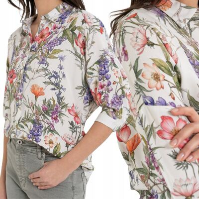 KOSZULA DAMSKA OVERSIZE 100% WISKOZA LEKKA ELEGANCKA CASUAL MORAJ 3XL PATT 1 KOSZULA DAMSKA OVERSIZE 100% WISKOZA LEKKA ELEGANCKA CASUAL MORAJ 3XL PATT 1
