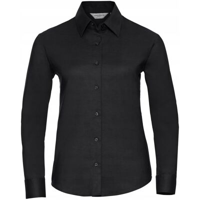 Russell Koszula damska z długim rękawem Oxford Czarny r. 3XL Russell Koszula damska z długim rękawem Oxford Czarny r. 3XL
