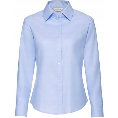 Russell Koszula damska z długim rękawem Oxford Oksfordzki Niebieski r. XS Russell Koszula damska z długim rękawem Oxford Oksfordzki Niebieski r. XS