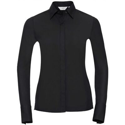 Russell Koszula damska z długim rękawem Ultimate Stretch Czarny r. 2XL Russell Koszula damska z długim rękawem Ultimate Stretch Czarny r. 2XL