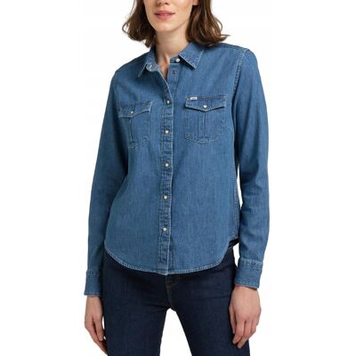 Koszula Lee REGULAR WESTERN SHIRT L45SKXLR Blue XS Koszula Lee REGULAR WESTERN SHIRT L45SKXLR Blue XS