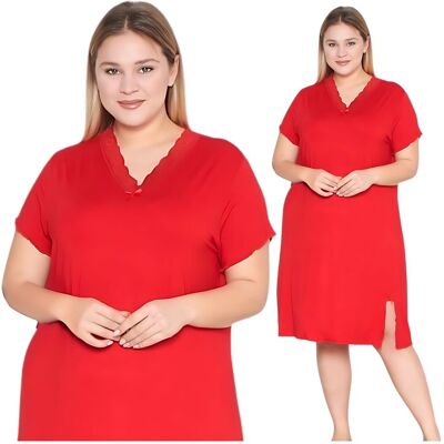 KOSZULA NOCNA DAMSKA MORELLA PREMIUM WISKOZOWA ELEGANCKA WYGODNA LUŹNA KRÓTKI RĘKAW LETNIA PLUS SIZE DUŻE ROZMIARY 5XL KOSZULA NOCNA DAMSKA MORELLA PREMIUM WISKOZOWA ELEGANCKA WYGODNA LUŹNA KRÓTKI RĘKAW LETNIA PLUS SIZE DUŻE ROZMIARY 5XL