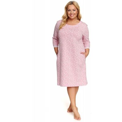 Doctor Nap Koszula Nocna Damska W Kwiaty-Xxl Doctor Nap Koszula Nocna Damska W Kwiaty-Xxl