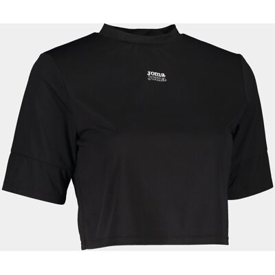 KOSZULKA CROP Z KRÓTKIM RĘKAWEM DAMSKA JOMA DAPHNE CZARNA 800152.100 r. M KOSZULKA CROP Z KRÓTKIM RĘKAWEM DAMSKA JOMA DAPHNE CZARNA 800152.100 r. M