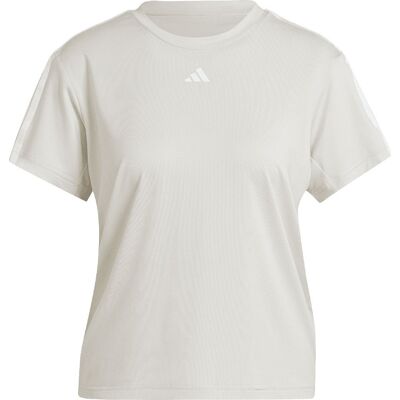 Koszulka damska adidas Aeroready Train Essentials 3-Stripes Tee beżowa HZ5681-XS Koszulka damska adidas Aeroready Train Essentials 3-Stripes Tee beżowa HZ5681-XS
